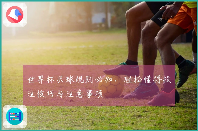 世界杯买球规则必知，轻松懂得投注技巧与注意事项