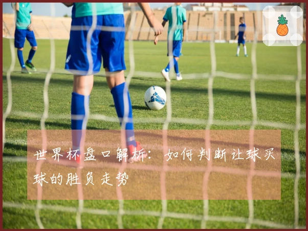 世界杯盘口解析：如何判断让球买球的胜负走势